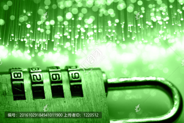 光纖背景與大量的光點(diǎn)