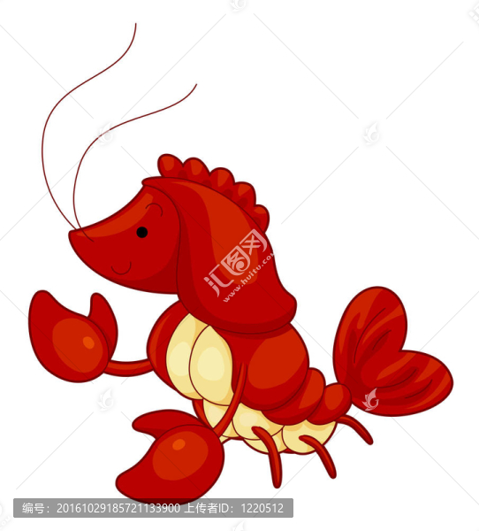 可愛(ài)的龍蝦