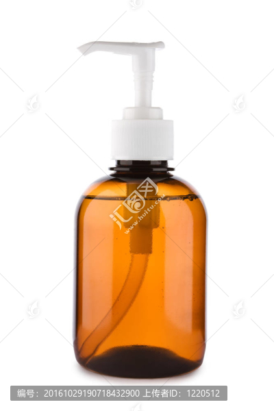 透明橙噴香水瓶