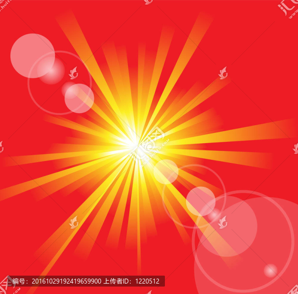 炎熱的夏天的太陽
