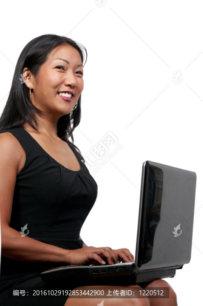 女人用的筆記本電腦