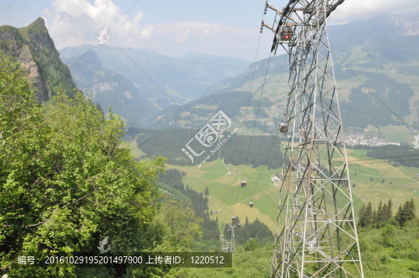 纜車纜車在鐵力士山