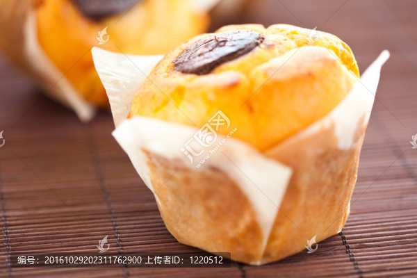 自制的松餅裝滿巧克力
