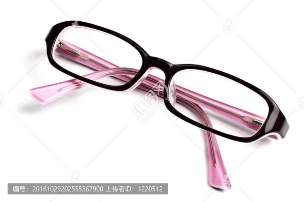 白色的美麗的眼鏡
