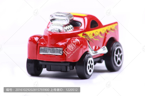 紅色的玩具車