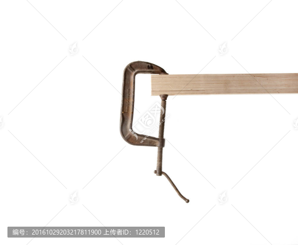 夾在板