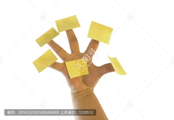 把它貼在手指上