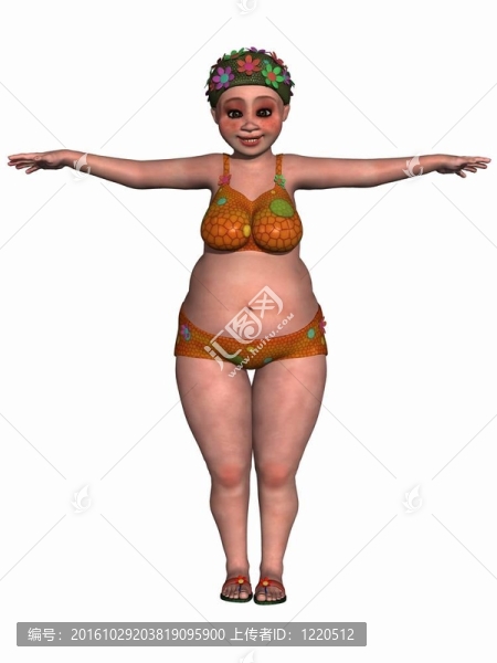 比基尼的女性幻想圖