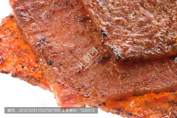 燒烤雞肉片分離