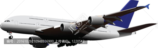 飛機(jī)。插畫(huà)
