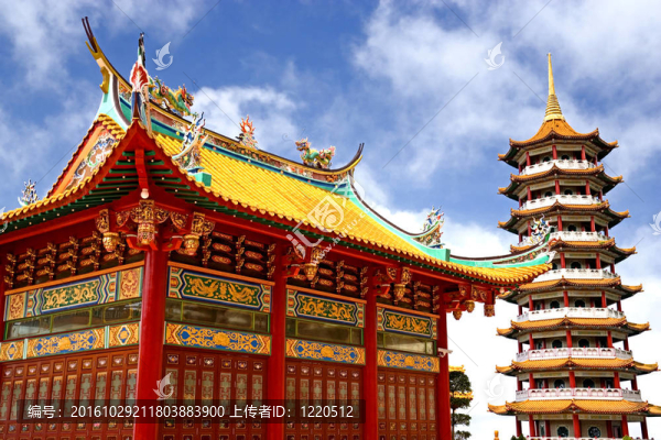 中華寺和Pagoda