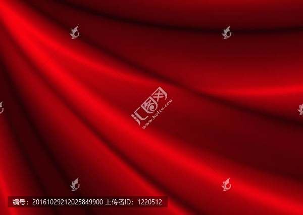 紅色的帷幔