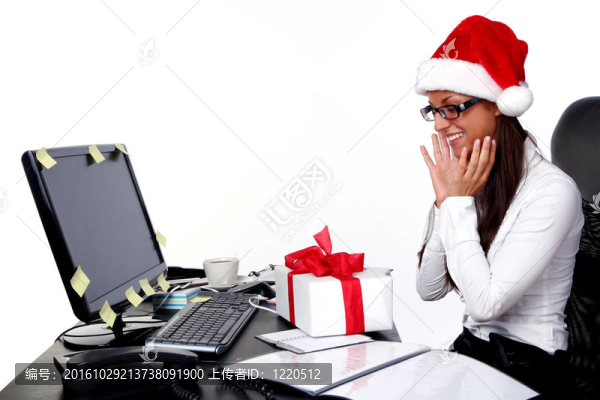 辦公室里的年輕漂亮女人