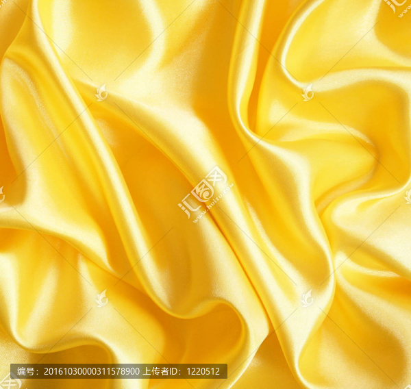 光滑典雅的金色絲綢為背景