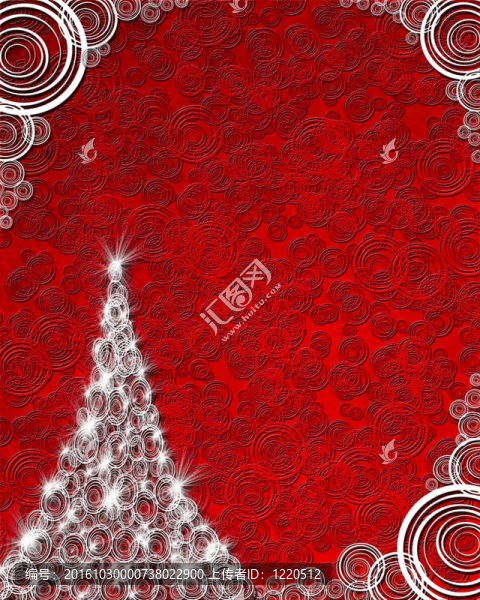 圣誕樹(shù)與雪的背景