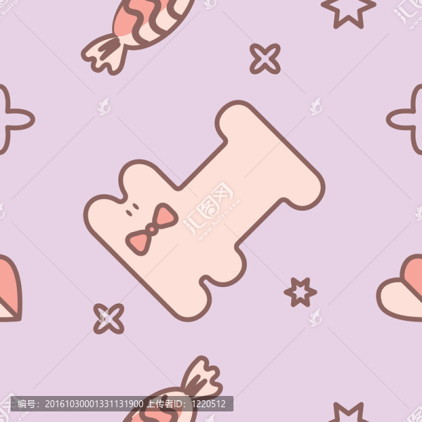 與可愛的貓的無縫模式