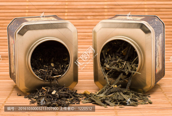 干燥的綠茶