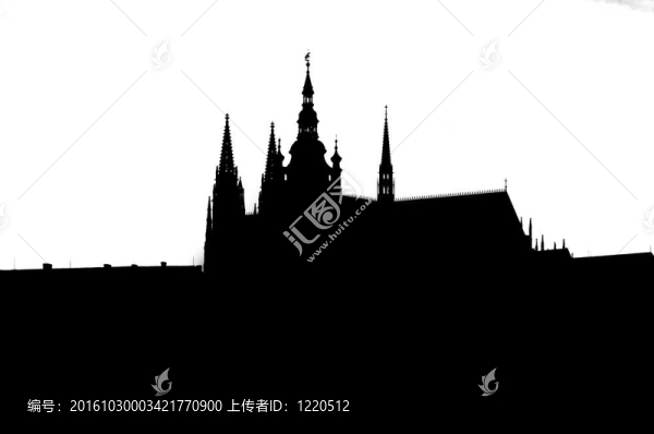 布拉格城堡-剪影