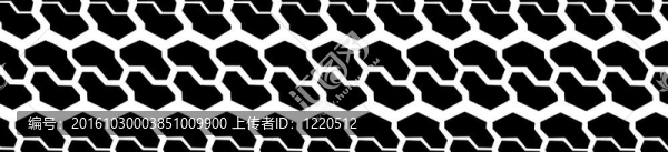 輪胎輪廓；無縫圖案