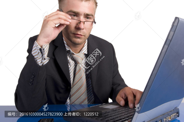 商人在電話里交談