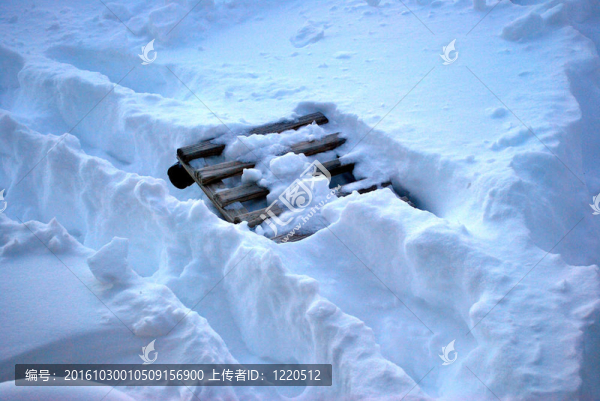 冬天的雪。