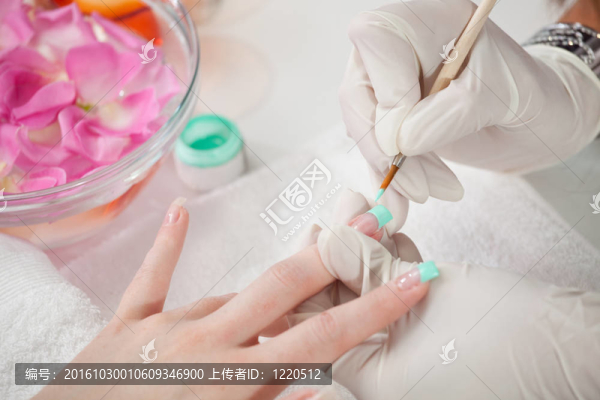 畫指甲