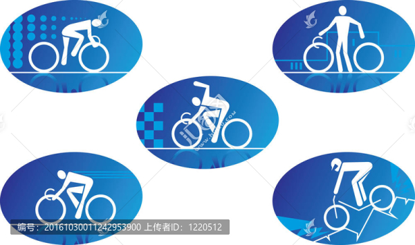 自行車運動的圖標(biāo)