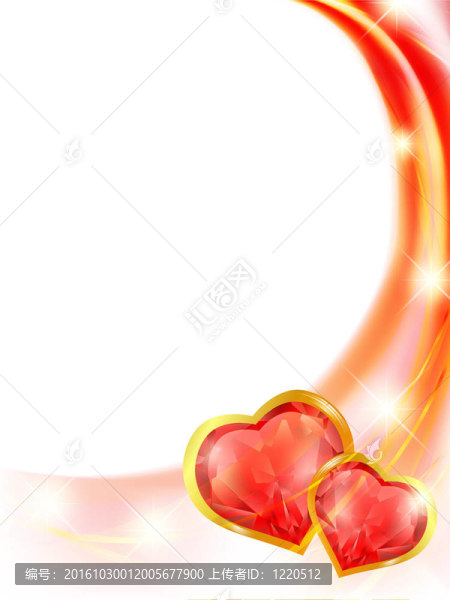 紅寶石心框