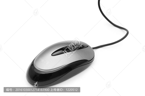 白色背景下的電腦鼠標(biāo)