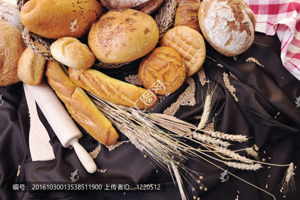 鮮面包和小麥?zhǔn)称芳瘓F