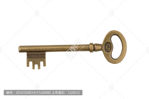 仿古黃銅骨架鑰匙