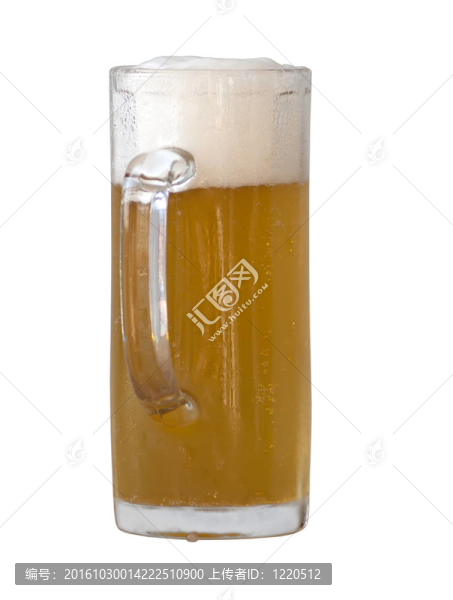 啤酒杯上的白色