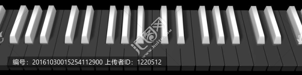 鋼琴鍵關(guān)閉一個黑色
