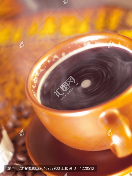 一杯熱咖啡