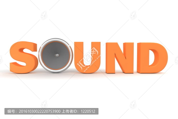 聲音和揚聲器-橙色
