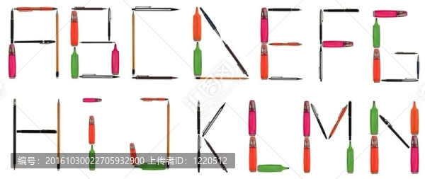 書寫工具的字母