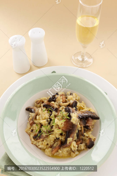 蘑菇燴飯