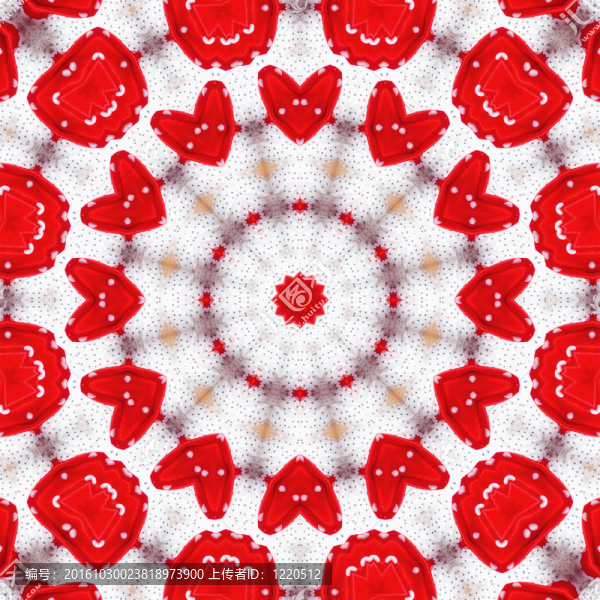 背景-充滿活力的心臟形狀插圖