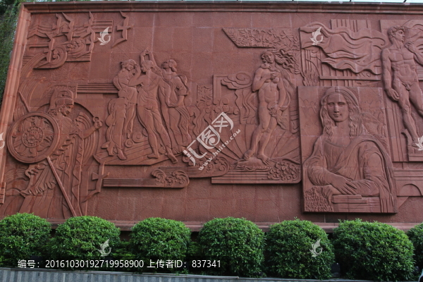 浮雕,西畫掠影