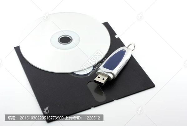 舊的軟盤，光盤和USB存儲器；