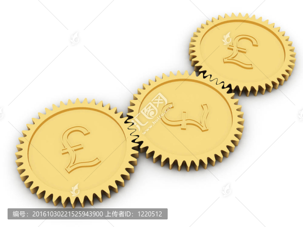 白色的金色齒輪