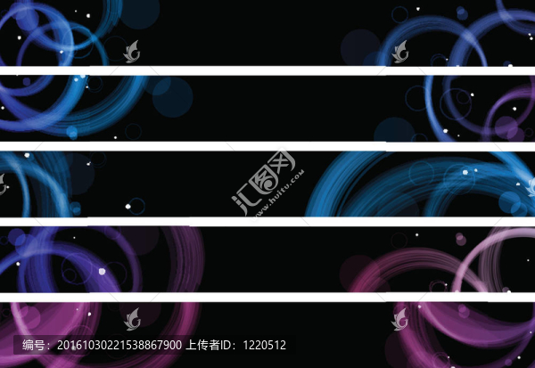 彩色圓網(wǎng)橫幅。尺寸728X90,PX