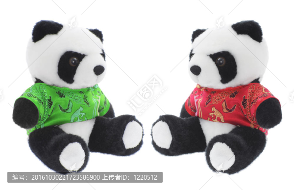 中國服裝玩具熊貓