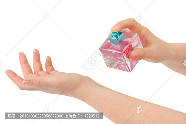 手和香水