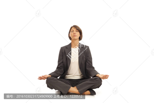 商人做瑜伽