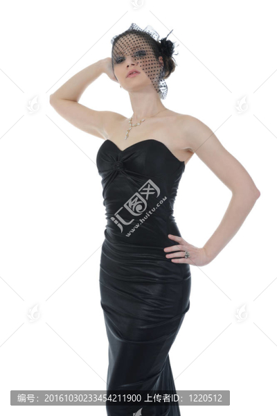 穿晚禮服的女人