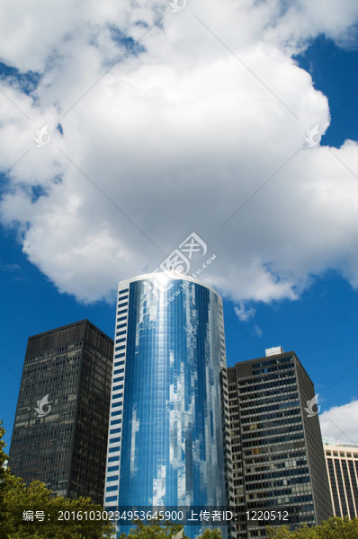 紐約市高摩天大樓全景