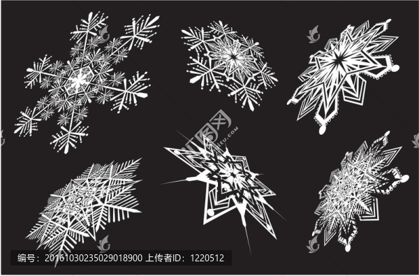 雪花在透視