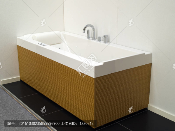 現(xiàn)代設(shè)計(jì)的浴缸按摩浴缸的浴室