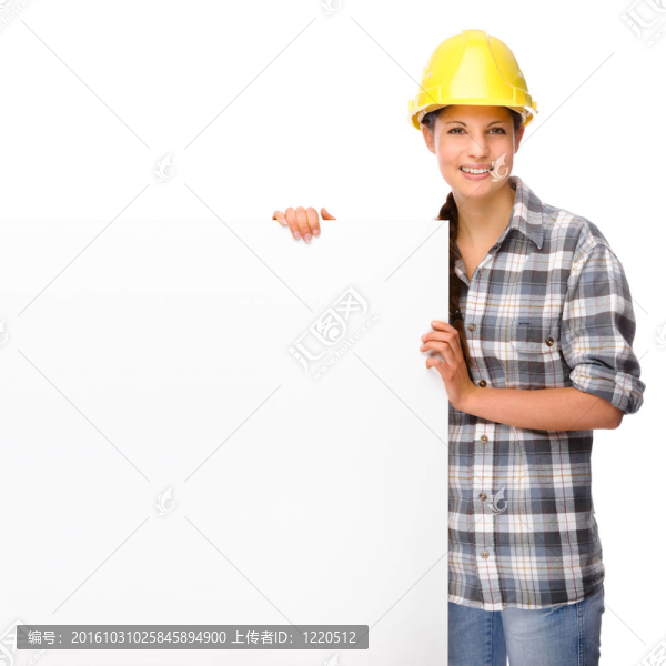 年輕的女